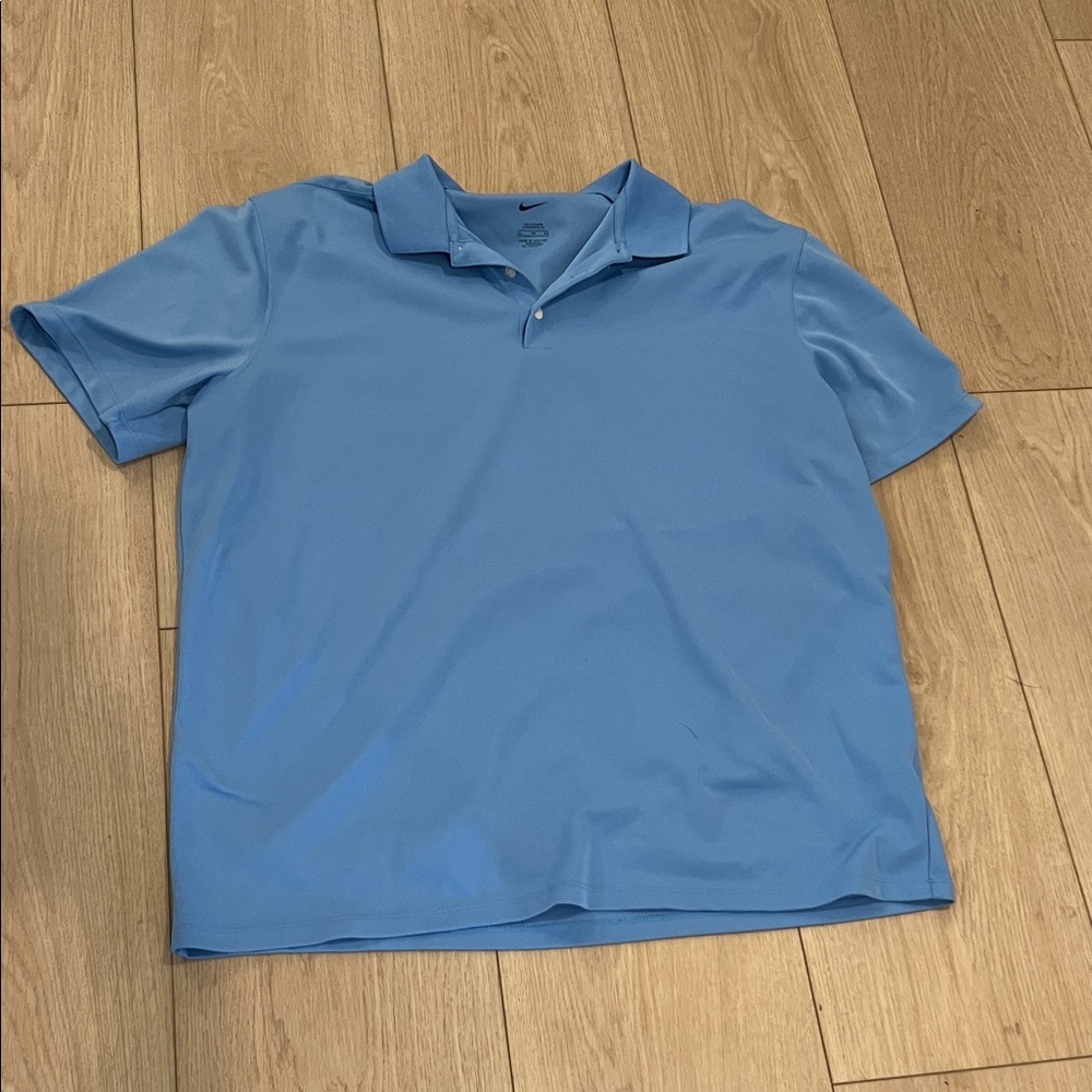 Nike Men's Sky Blue Polo Shirt
